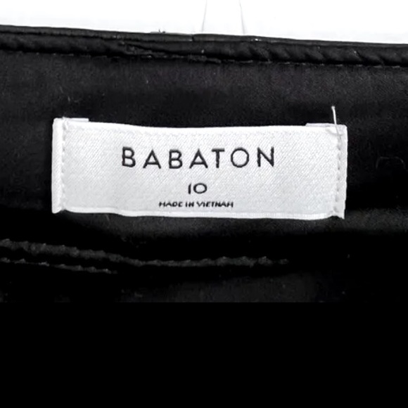 Aritzia Babaton Vegan Leather Command Pants - 10 - Picture 10 of 10